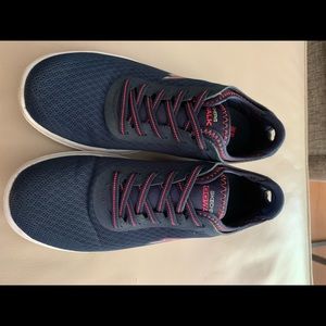 Skechers Go Walk Mesh Laceup Shoes, Navy size 6.5